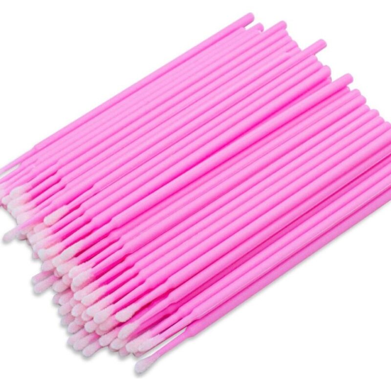 Microbrush Cotonete Limpeza Alongamento Cílios Fio A Fio