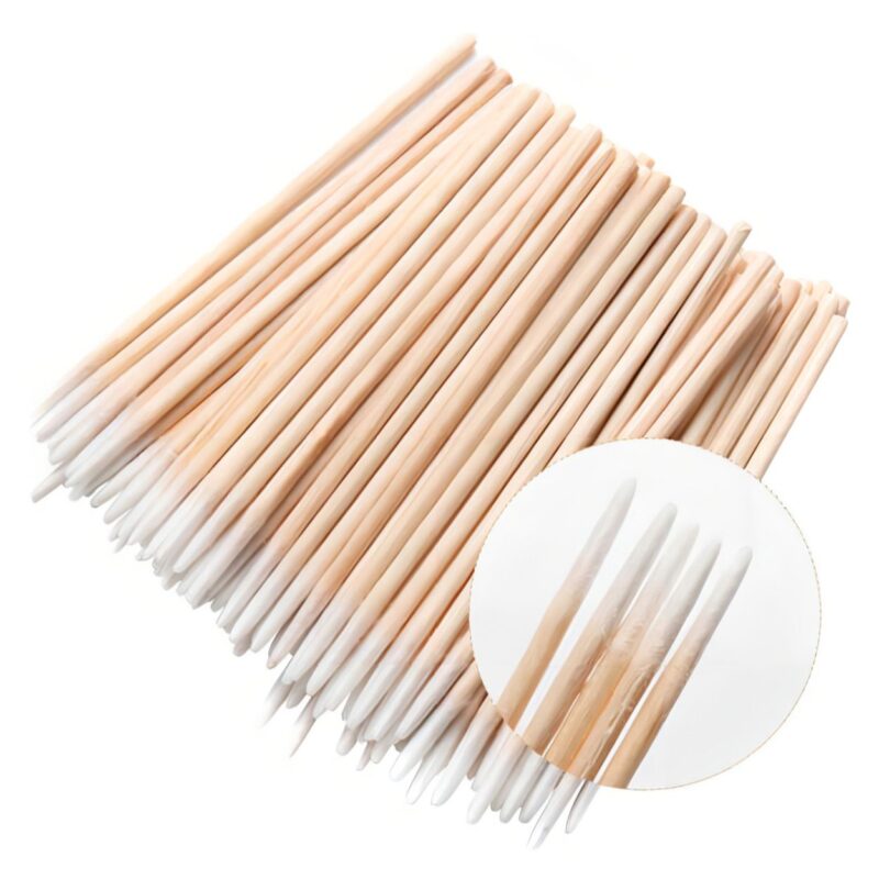 Palito com algodão p/ Henna - 100un cada
